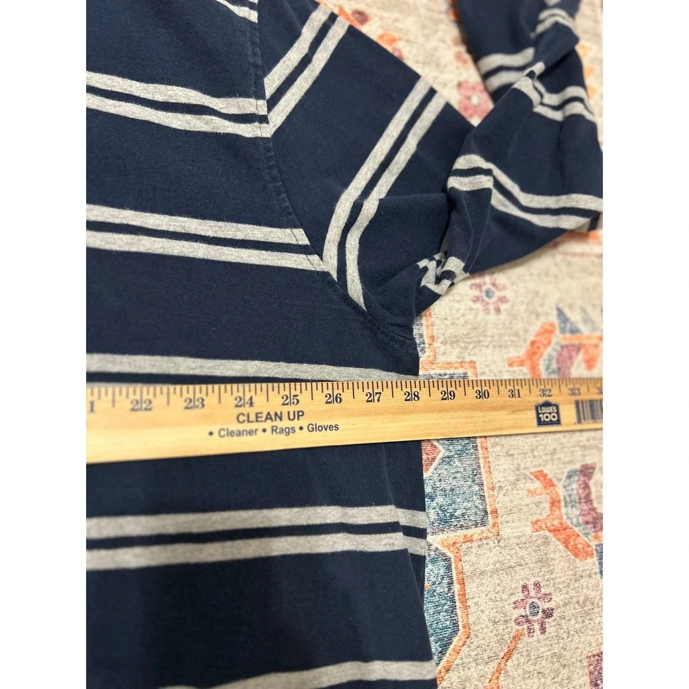 The‎ foundry 3XLT bluelong sleeve polo blue stripe office casual prep Big &Tall